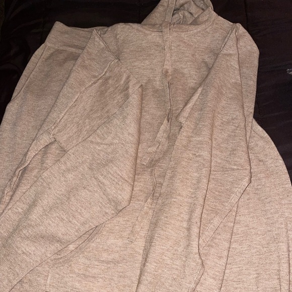 Never worn super soft 2pc sweat suit. Oatmeal colored. - Picture 2 of 3
